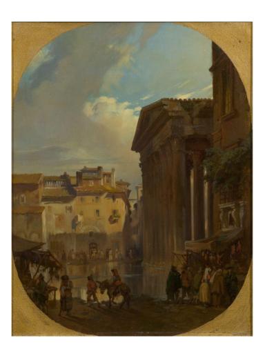 Dimensions taken from C.M. Kauffmann, <i>Catalogue of Foreign Paintings, II. 1800-1900</i>, London, Victoria and Albert Museum, 1973