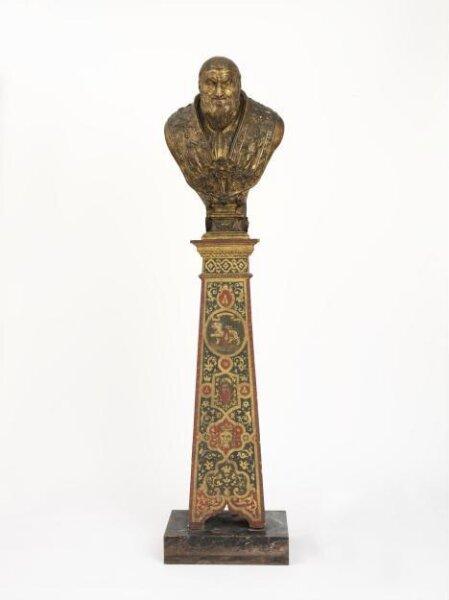 Bust and pedestal