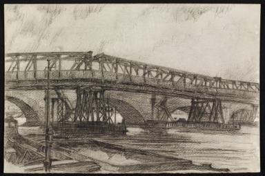 Taken from ‘Catalogue of Drawings in the “Recording Britain” Collection given by the Pilgrim Trust to the Victoria and Albert Museum’ published by the Victoria and Albert Museum, Prints, Drawings and Paintings Department, 1951, and converted from inches to centimetres.